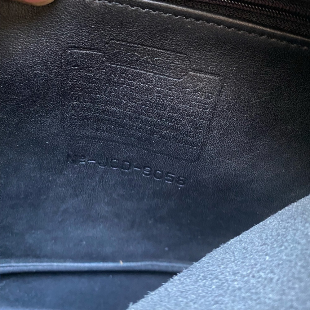 COACH VINTAGE LEGACY BLACK LEATHER BAG - Picture 10 of 13